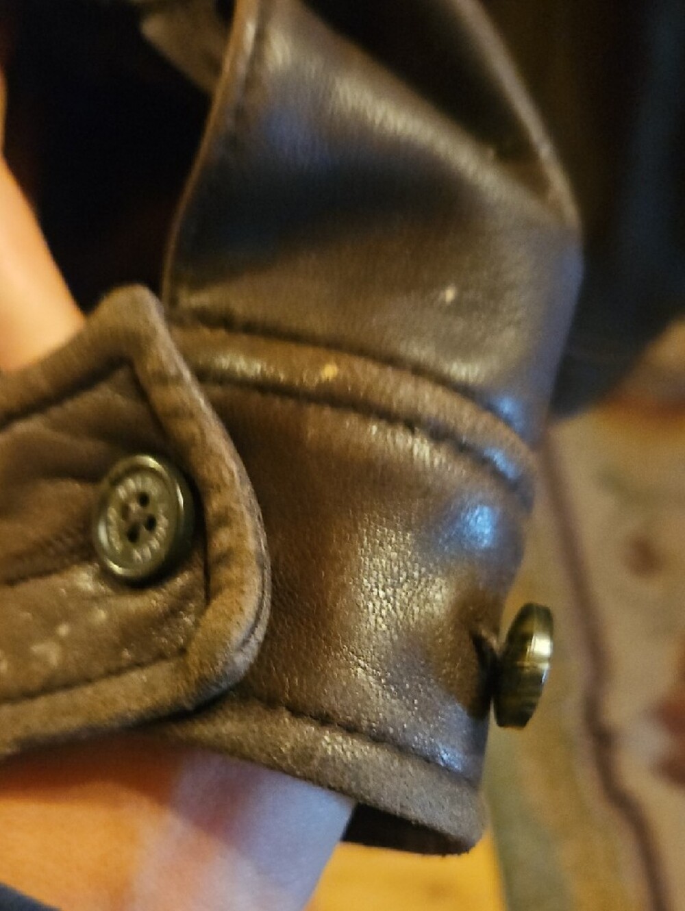 POLO Classic Brown Leather Zip Jacket - Unknown Brand - Picture 13 of 13